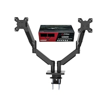 S Line Çift Kollu Gas Spring 13"-32" 8kg Monitör Askı Aparatı
