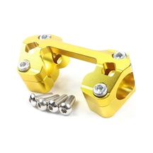 Universal Motosiklet Gidon Kelepçesi 28 Mm Gold Çok Renkli
