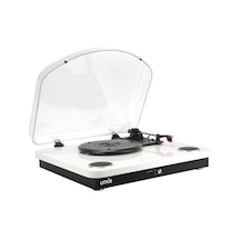 Umie Bemol Beyaz Piano Kaplama 10w Bt İn, Bt Out, Rca, Usb Özellikli Nostaljik Pikap