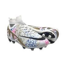 Taşpınar Laliga Erkek Günlük Çoroplı Halı Çim Saha Dişli Krampon Bağcıklı Spor Ayakkabı 36-45 Beyaz