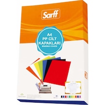 Sarff 450 Micron A4 Şeffaf Pp Kapak Mat+mat 50 Li Paket