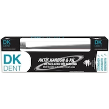 Dermokil DK Dent Aktif Karbon & Kil Beyazlatıcı Diş Macunu 75 ML + Diş Fırçası