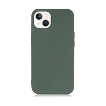 İletişim iPhone 13 İle Uyumlu Kapak İçi Kadife Lansman Lux Silikon Kılıf - Yeşil Sku: Zeusb0bkk3t1r6