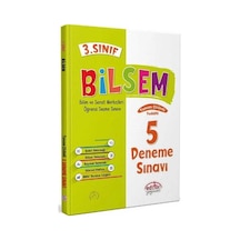 3.Sınıf Bilsem Tamamı Çözümlü 5 Fasikül Deneme Sınavı -  Editör