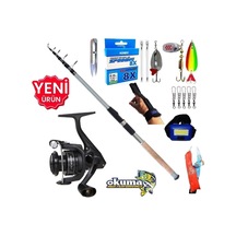 Okuma Revenger Rv-3000a 270cm 60-120gr Carbo-x Tele Turna Spin Olta Takımı Seti