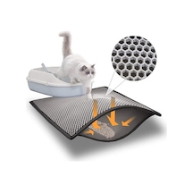 Elekli Kedi Kumu Paspası Küçük Boy Gri