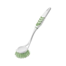 Titiz Softon 2'li Lüx Yuvarlak Lavabo Fırçası Tp-335 - Mavi Ergonomik Saplı Lavabo Ve Tezgah Fırçası Paketi Açık Gri