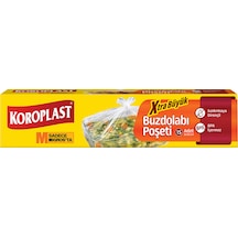 Koroplast Extra Büyük Buzdolabı Poşeti 15'li 3 Adet Çok Renkli