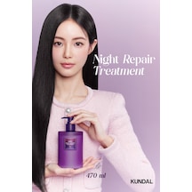 Gece Boyu Saçları Besleyen Onaran Ve Nemlendiren Saç Bakım Kremi Kundal Night Repair Treatment 470ml