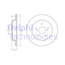 Delphı Arka Fren Diski Dolu Tip Toyota Corolla Cross 1.8l 2zr-fxe Zvg12 21- / Ch-r 1.2l 8nrfts Ngx10 16- 1.8l 2zr-fxe Hybrıd Zyx10 16- / Yarıs Cross 1.5l M15a-fxe Hybrid Mxpj10 Mxpb10 21- 281 Çap X 5 Bg4928c 4243178010