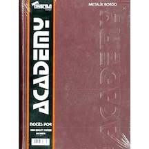 Özkan Defter 400 Yaprak Ciltli 20x28 Sert Kapak Kareli Bordo