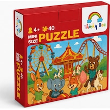 Lunapark Mini Puzzle 40 Parça 3-7 Yaş Eğitici Çocuk Puzzle Yapboz