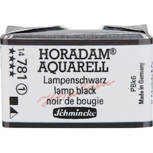 Schmincke : Horadam Aquarell Artist Sulu Boya : Tam Tablet : Seri 1 781 Lamp Black