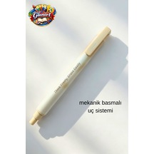Mekanik Basmalı Kalem Tipi Silgi 1 Adet - Bej