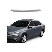 Volkswagen Jetta Krom Cam Çıtası 2011 Sonrası 6 Parça