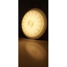 LED MARİNE TEKNE KARAVAN YUVARLAK LAMBA 12 V DC GÜNIŞIĞI