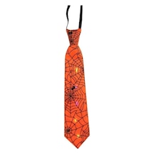 Halloween Işıklı Çocuk Kravat Ast6768 Abanoz