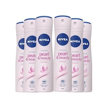 Nivea Pearl&Beauty Kadın Sprey Deodorant 150 ML x 6