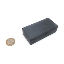 100x50x25 mm Ferrit - Seramik İşleme Mıknatıs (Y35 Kalite)