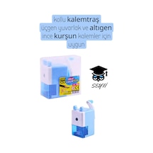 Kollu Kalemtraş Üçgen Yuvarlak Ve Altıgen İnce Kurşun Kalemler İçin Uygun