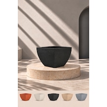 Bostann Dekoratif Saksı - Lumen 130 - 35l - Antrasit