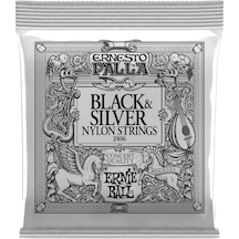 Ernie Ball 2406 Ernesto Palla Black & Silver Nylon Classical Guit