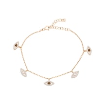 Zirkon Taşlı Bileklik 717025 Rose Gümüş