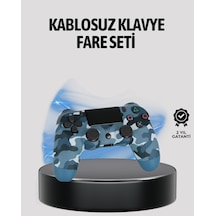 Kablosuz Ps4 Controller Çift Motorlu Dayanıklı Gamepad - Lisinya
