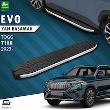 S-dizayn Togg T10x Evo Krom Yan Basamak 203 Cm 2023 Üzeri A+ Kalite