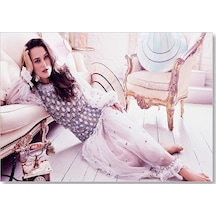 Cakasepetim Keira Knightley Harpers Bazaar Ahşap Mdf Tablo