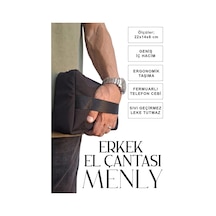 Tuttobene Menly Black Erkek El Çantası Tb035 Siyah
