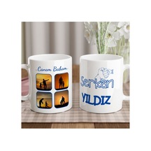 Babalara Özel İsim & Fotoğraf Baskılı Kupa Bardak