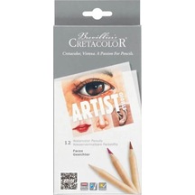 Cretacolor Artist Studio Watercolor Pencils Faces Set 12'Li