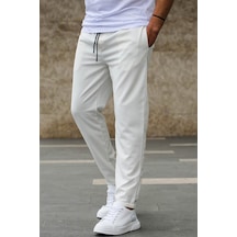 Madmext Beyaz Jogger Pantolon 4242-beyaz Beyaz