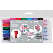 Zig Clean Color Dot Çift Taraflı 6'lı Set