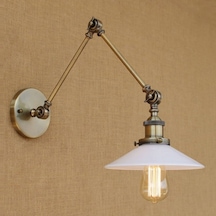 Riolight Retro Eskitme Üç Mafsallı Metal Hareketli Başlık Aplik Ş (550648573) Eskitme