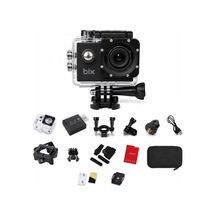 Pulse 2 Wi-fi 4k 30fps Aksiyon Kamerası 20 Mp Web Kamera Modlu 30 Metre Su Geçirmez Kılıflı Bisiklet Motosiklet Vlog Kamerası Siyah Siyah