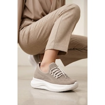 Elit Erd2611 Kadın Klasik Sneaker Vizon