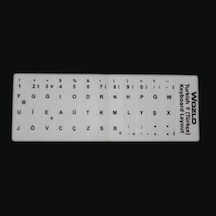 Wozlo Türkçe F Klavye Etiketi Laptop Pc Sticker Keyboard Sticker