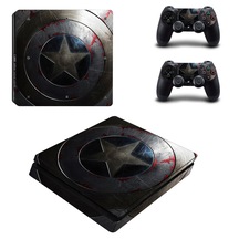 Captain America Playstation 4 Slim Kasa Sticker Kaplama-01