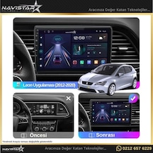 Seat Leon 2+32gb Kablosuz Carplay 2012-2020 Android 13 Navigasyo
