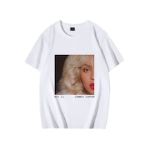 Flood Of Style Vintage Stil Beyoncé Act Iı Kovboy Kız Albümü T Shirt Erkek Kadın Yüksek Kaliteli Streetwear Beyaz