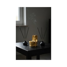 Dekoratif Melek Figürlü Tealight Mumluk - Estetik Tasarım Masaüstü Biblo Ve Şamdan Altın