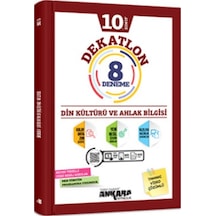10. Sınıf Din Kültürü ve Ahlak Bilgisi Dekatlon Denemeleri ( 8 Adet ) -  Ankara Yayıncılık
