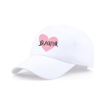 Black Pink Kalp Logo Şapka 001