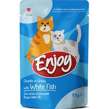 Beyaz Balık Etli Soslu Kedi Konservesi 85 Gr