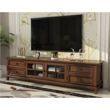 Masifart Susesi Çekmeceli Masif Ağaç Tv Ünitesi Eskitme