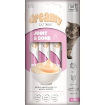M-pets Creamy Joint Bone Tavuklu Sığırlı Ve Somonlu Kedi Ödülü 4x15 Gr
