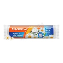 4 Adet Macromax Büzgülü Çöp Torbası Orta Boy Papatya Kokulu 10 Adet