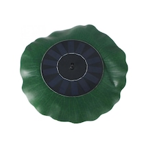 Lebihmurah 3319 Yeşil Ev Moda 190l/h Lotus Yaprağı Yüzen Su Pompası Güneş Paneli Bahçe Gölet Çeşmesi